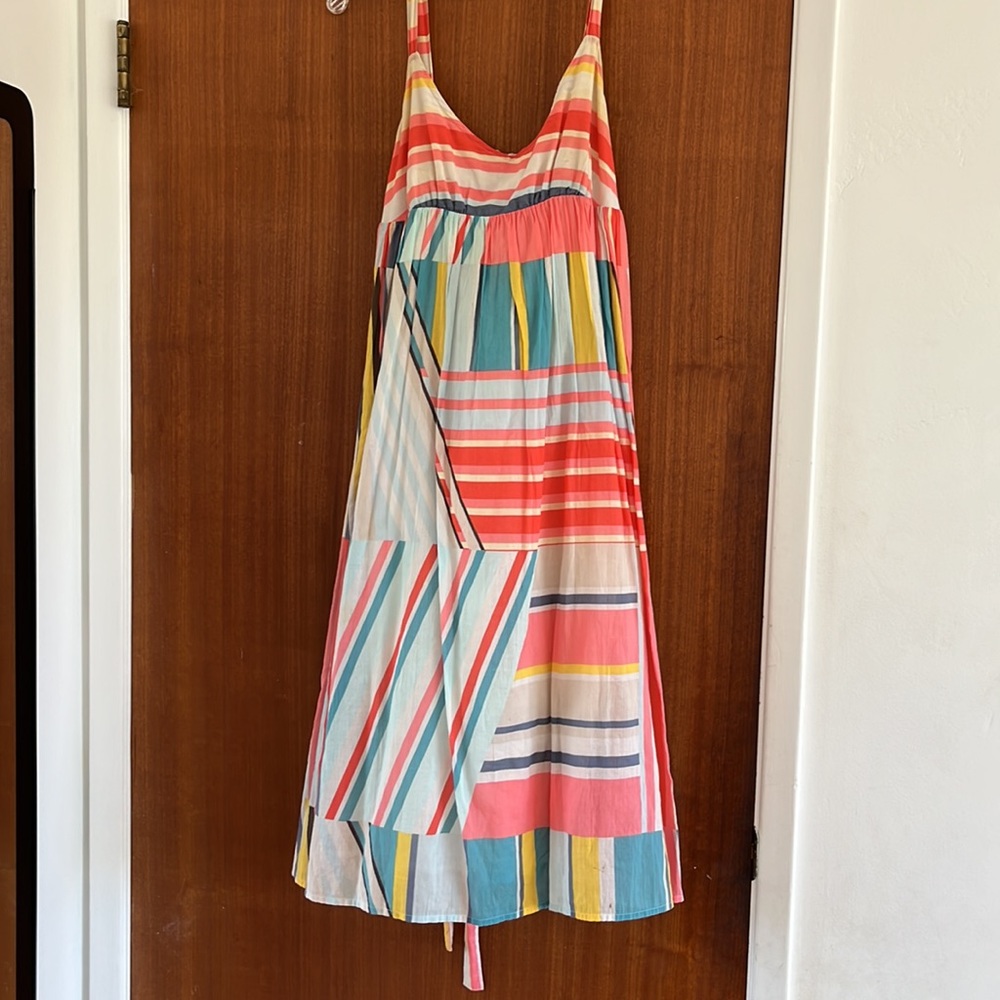J.Crew Nautical Pattern Midi Sundress